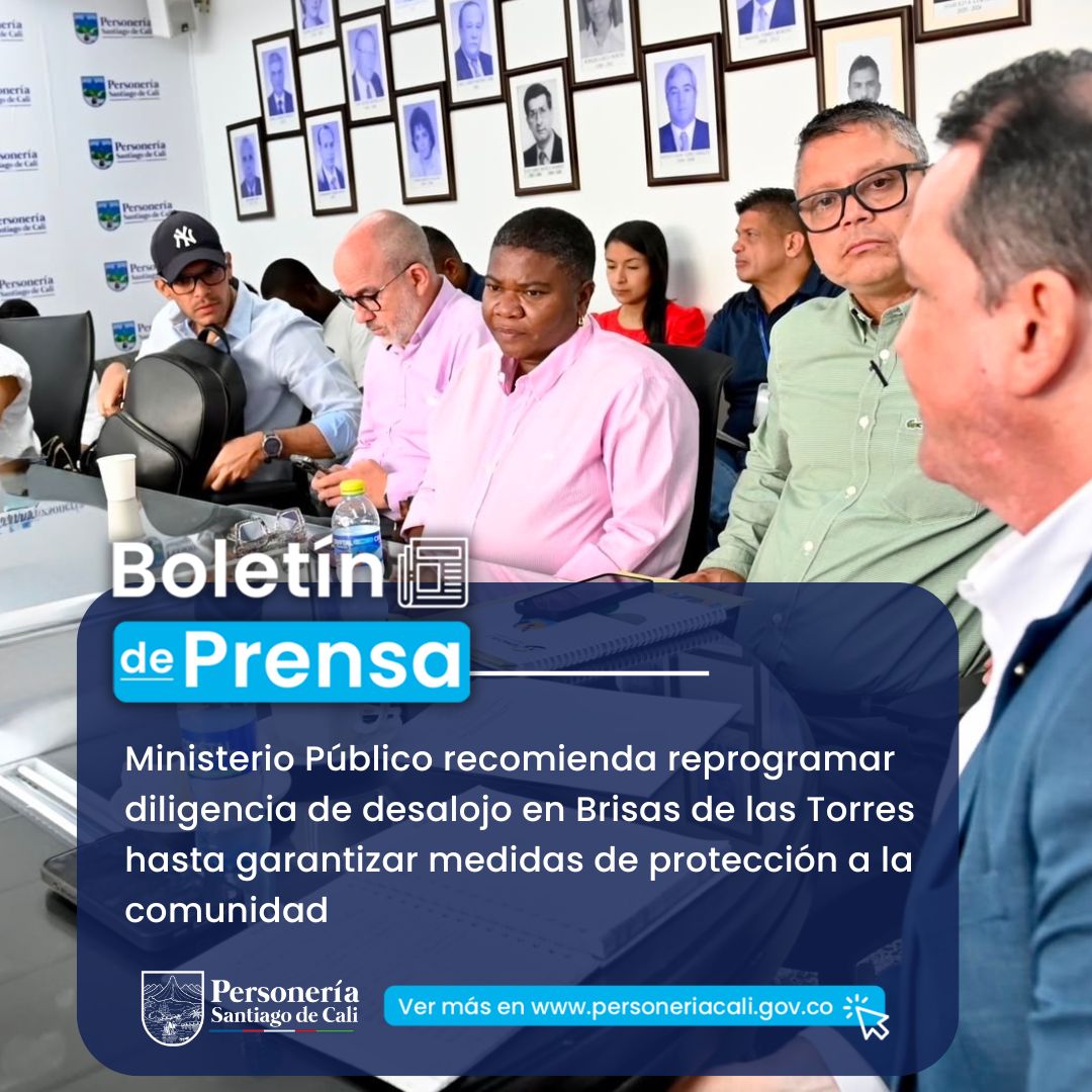 Ministerio P&uacute;blico recomienda reprogramar diligencia de desalojo en Brisas de las Torres hasta garantizar medidas de protecci&oacute;n a la comunidad