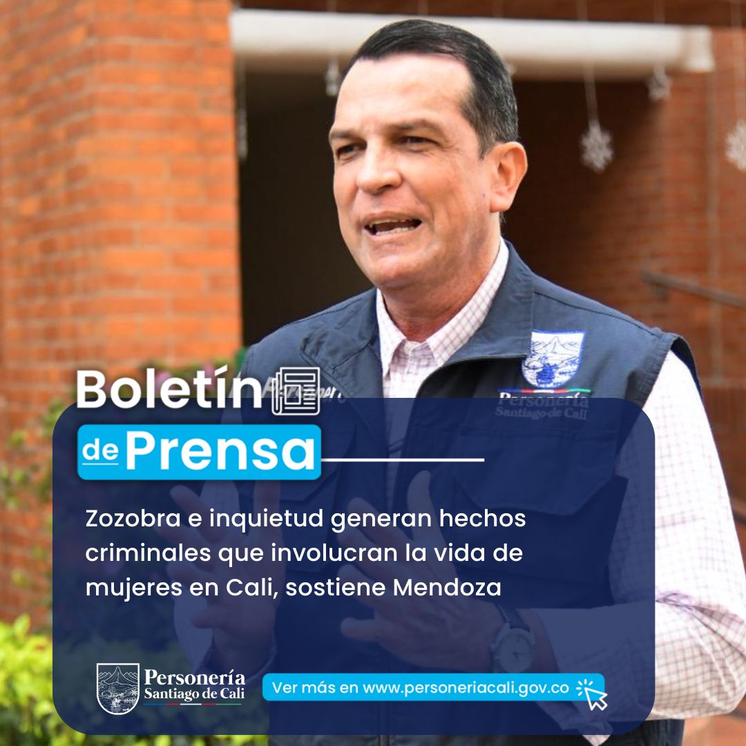 Zozobra e inquietud generan hechos criminales que involucran la vida de mujeres en Cali, sostiene Mendoza